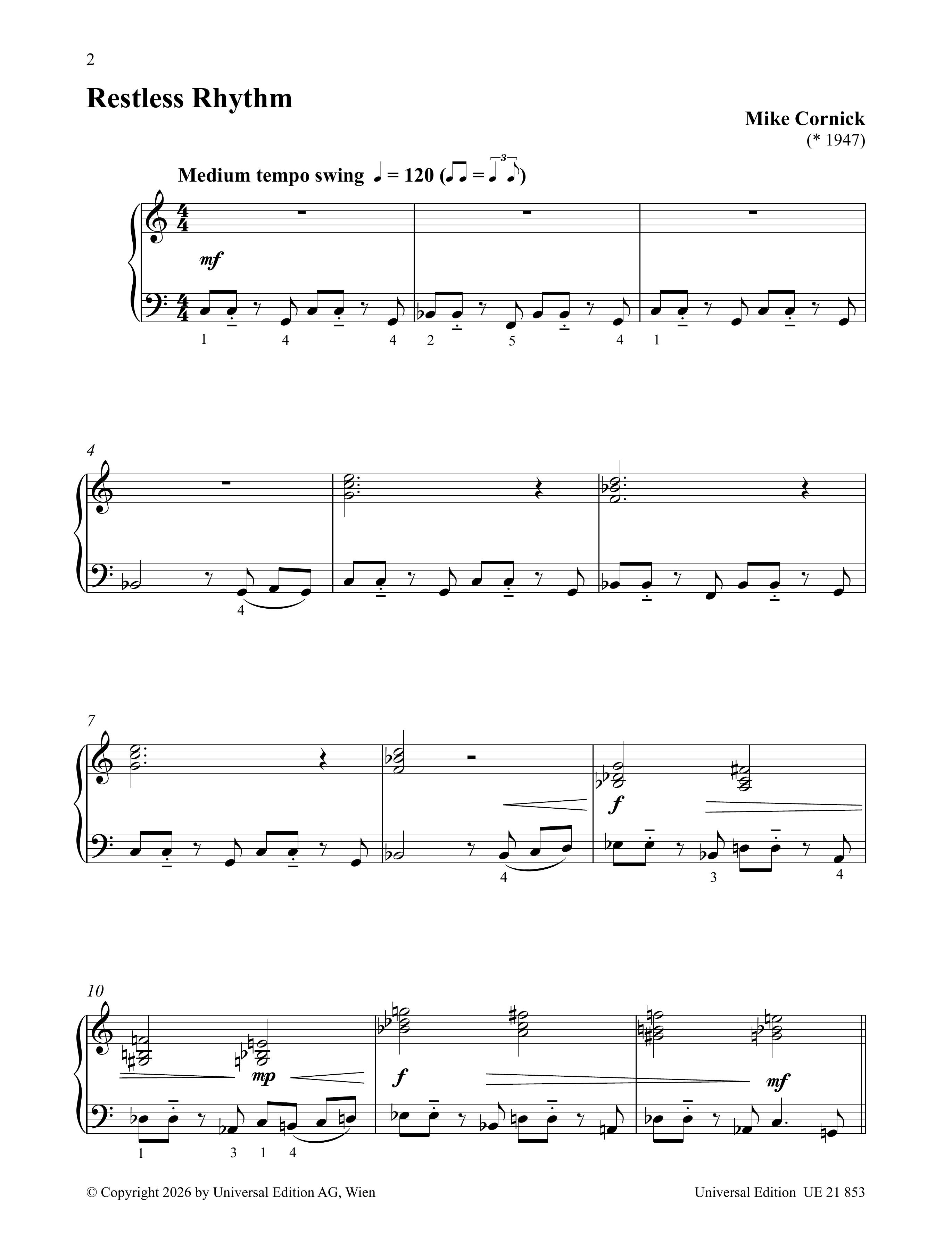 Other Cover Image 10 Jazz Piano Studies