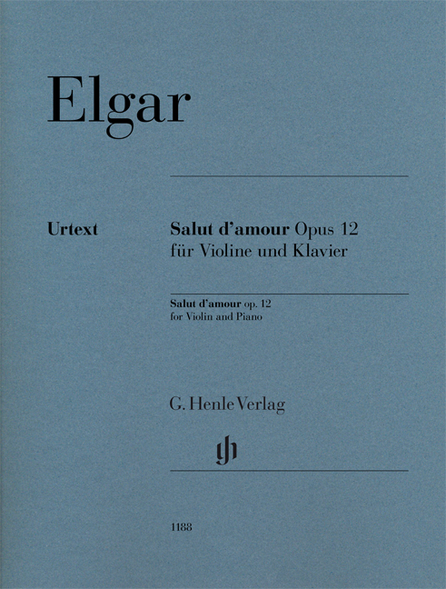 Front Cover Image Salut d'amour für Violine und Klavier op. 12