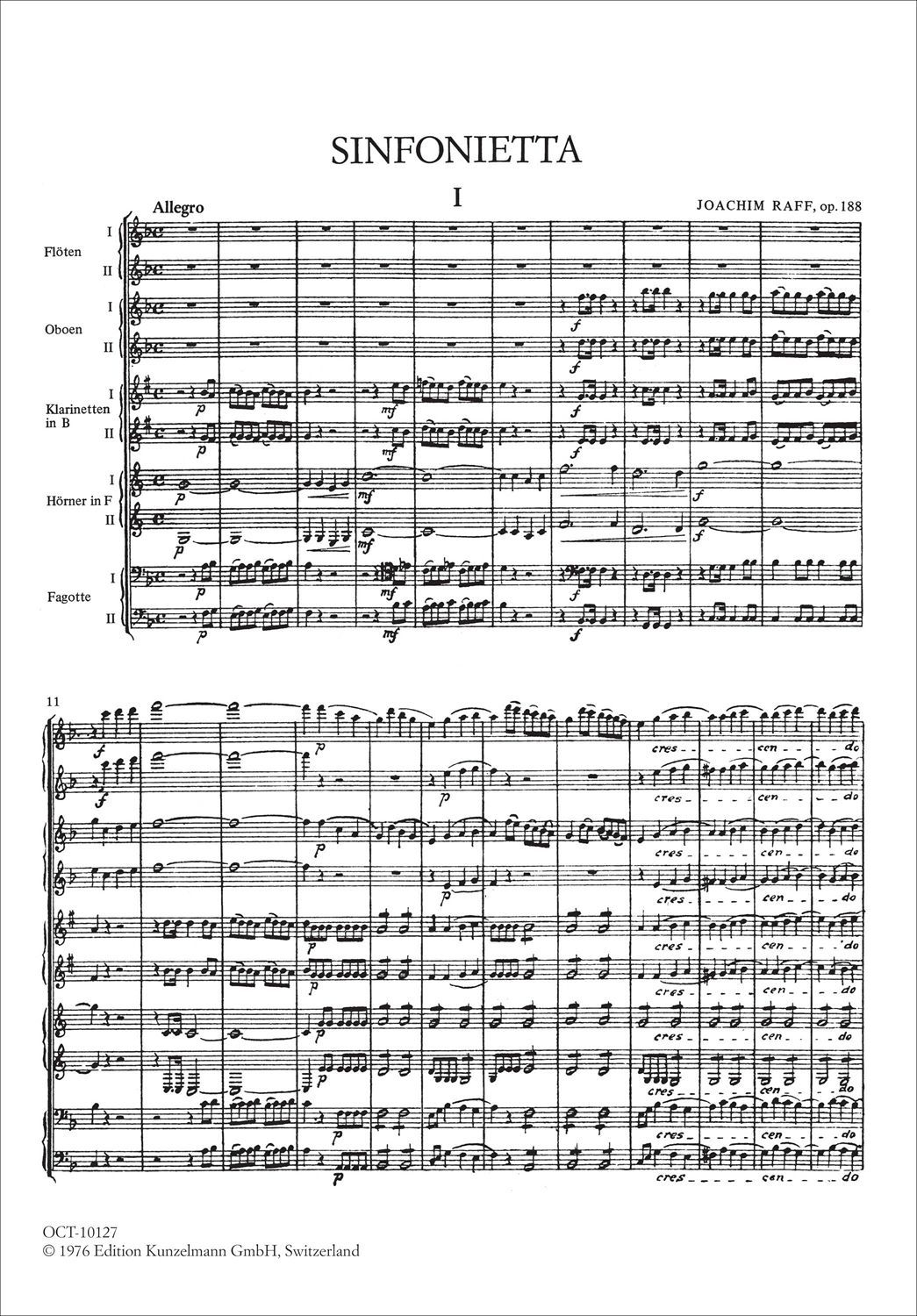 Other Cover Image Sinfonietta für 10 Bläser op. 188