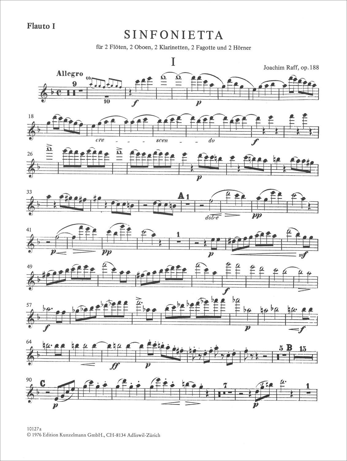 Other Cover Image Sinfonietta für 10 Bläser op. 188