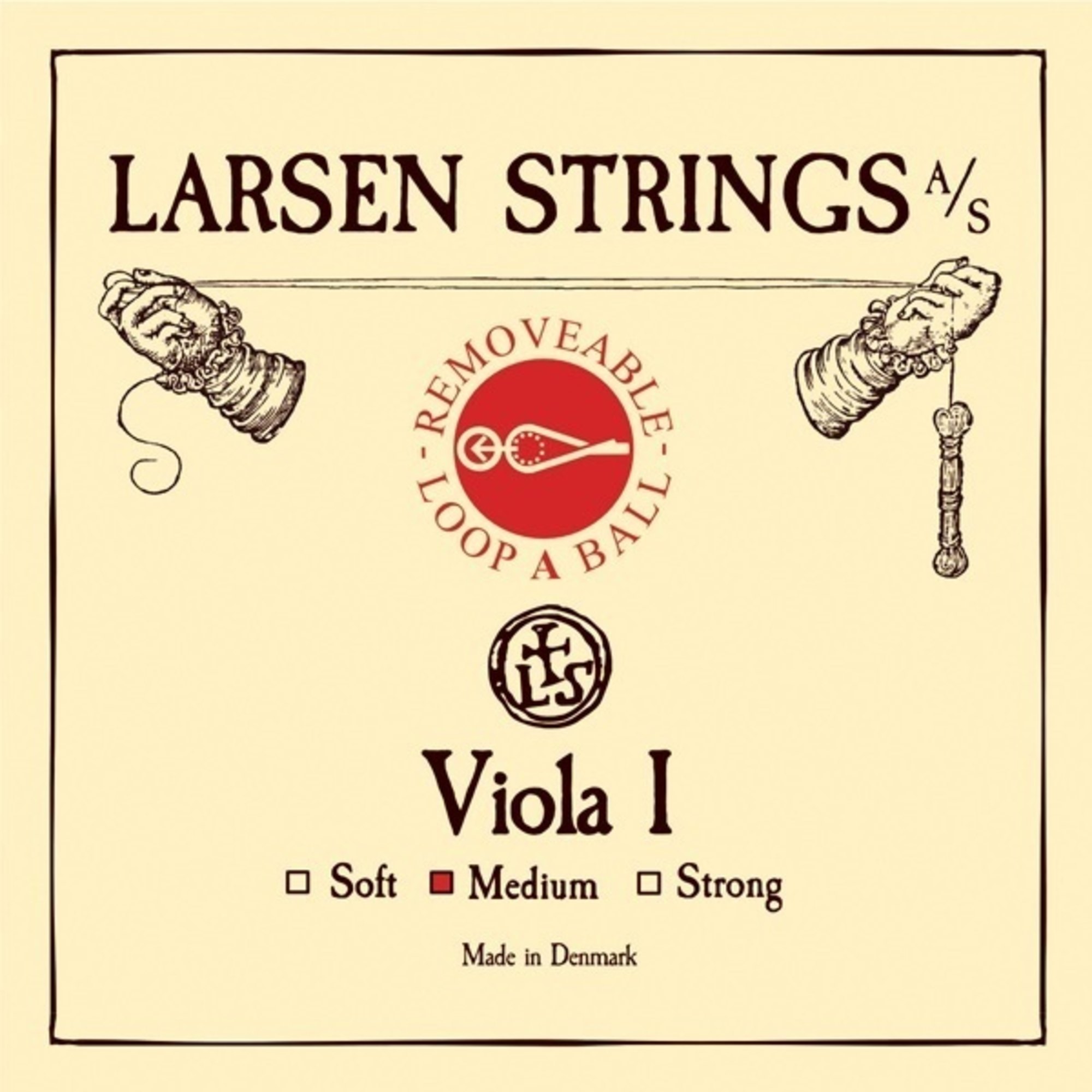 Front Cover Image Larsen Viola A, Stahlkern, Edelstahl, Kugel