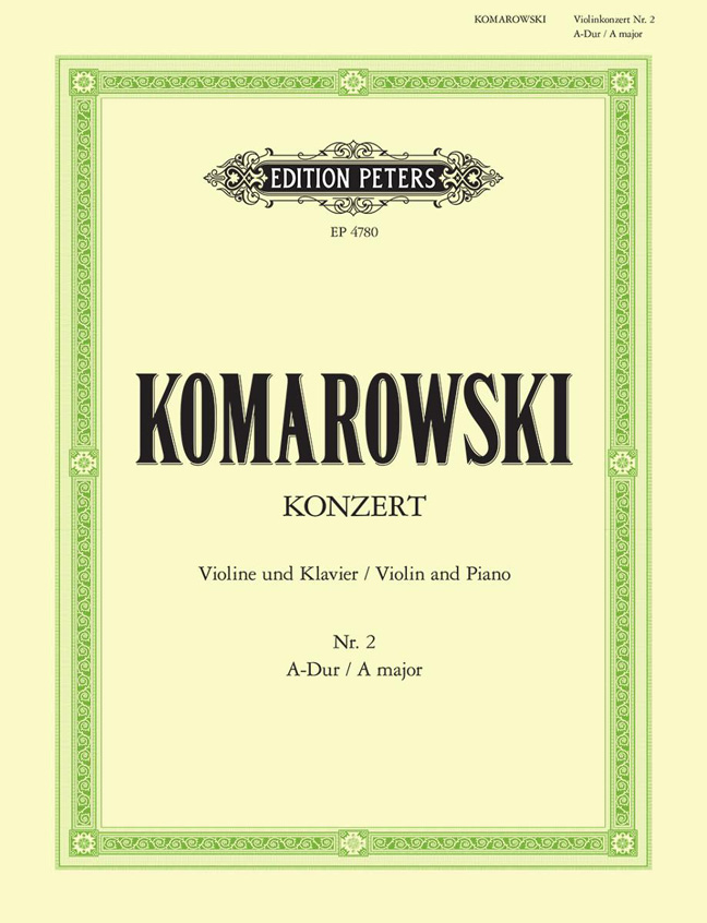 Front Cover Image Konzert Nr. 2 A-Dur