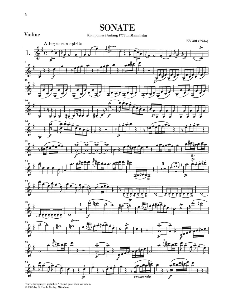 Other Cover Image Violinsonaten Band 1 KV 301-306