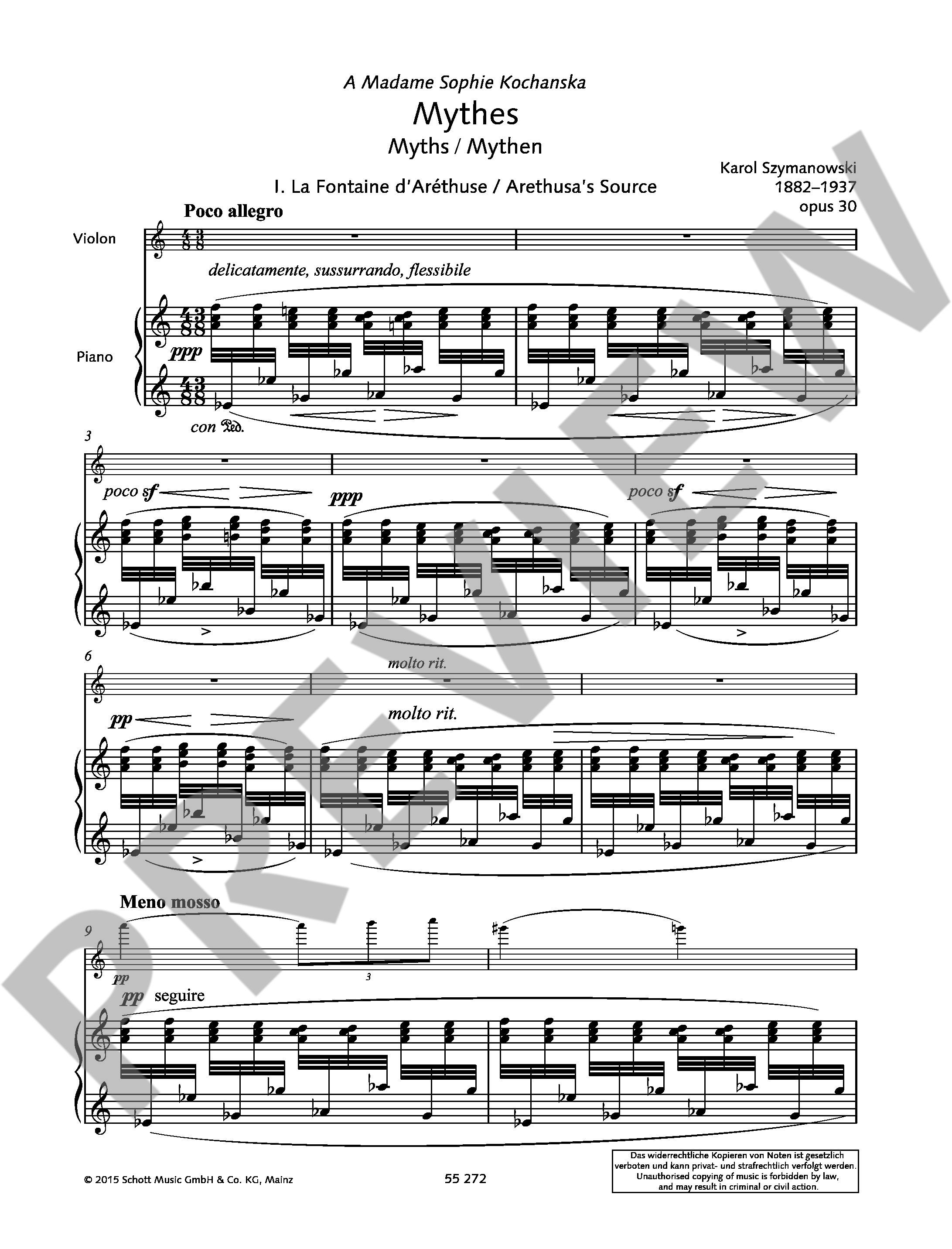 Other Cover Image Mythen op. 30