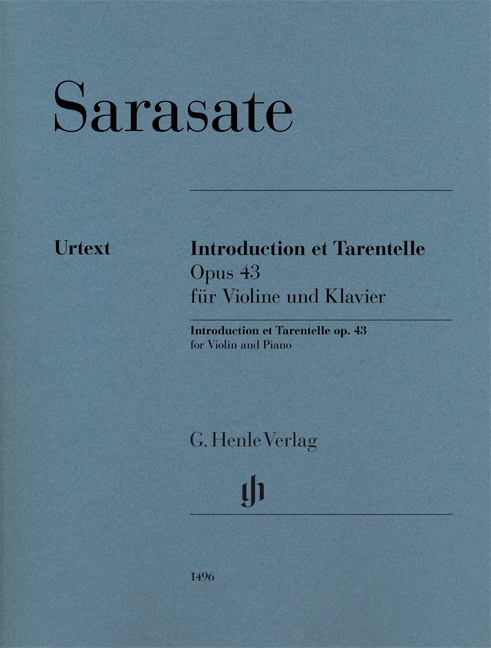 Front Cover Image Introduction et Tarentelle op. 43 für Violine und Klavier
