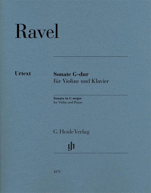 Front Cover Image Sonate G-dur für Violine und Klavier