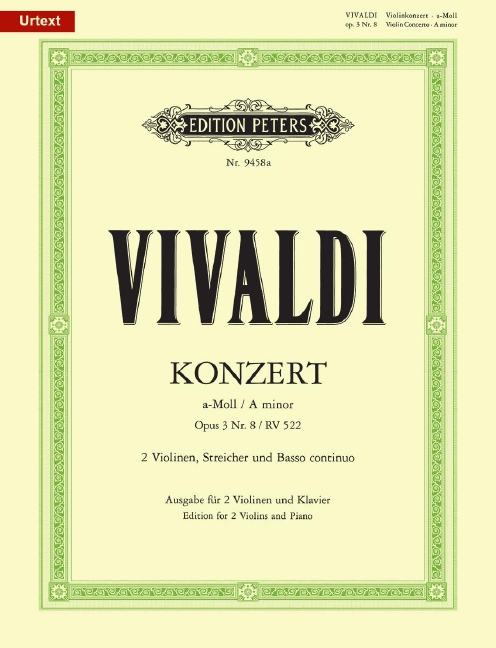 Front Cover Image Konzert a-Moll op. 3, Nr. 8 RV 522