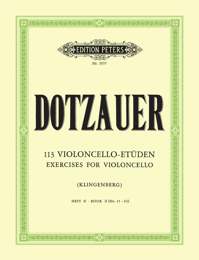 Other Cover Image 113 Violoncello-Etüden - Heft 2: Nr. 35 - 62
