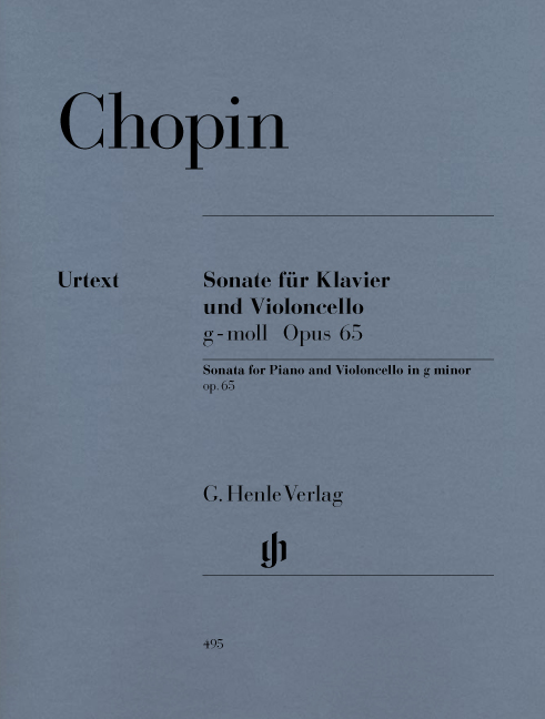 Front Cover Image Sonate für Klavier und Violoncello g-moll op. 65
