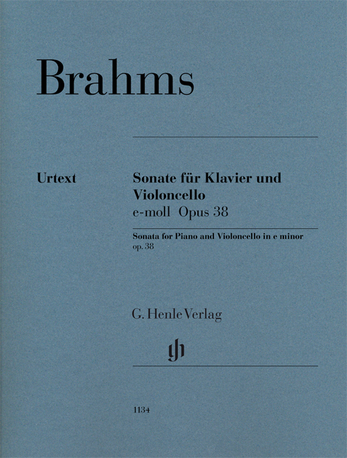 Front Cover Image Sonate für Klavier und Violoncello e-moll op. 38