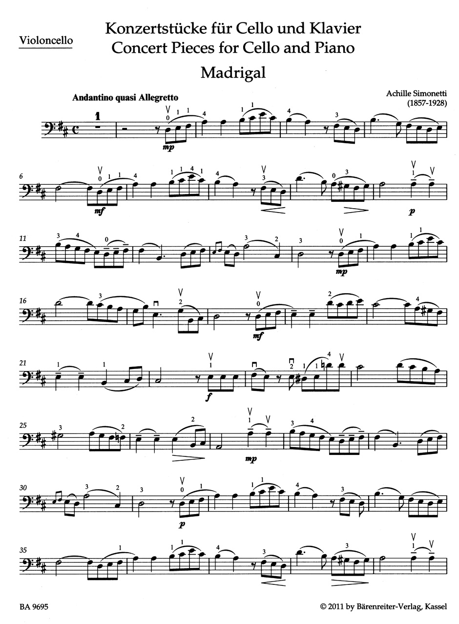 Other Cover Image Konzertstücke für Cello und Klavier