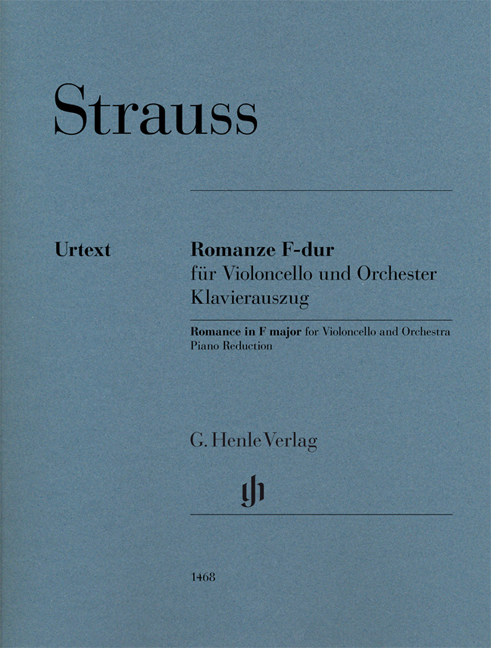 Front Cover Image Romanze F-dur für Violoncello und Orchester