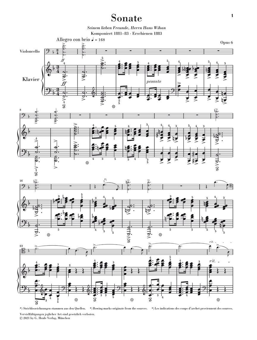 Other Cover Image Sonate F-dur op. 6