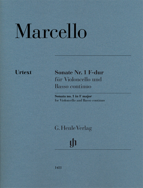 Front Cover Image Sonate Nr. 1 F-dur für Violoncello und Basso continuo