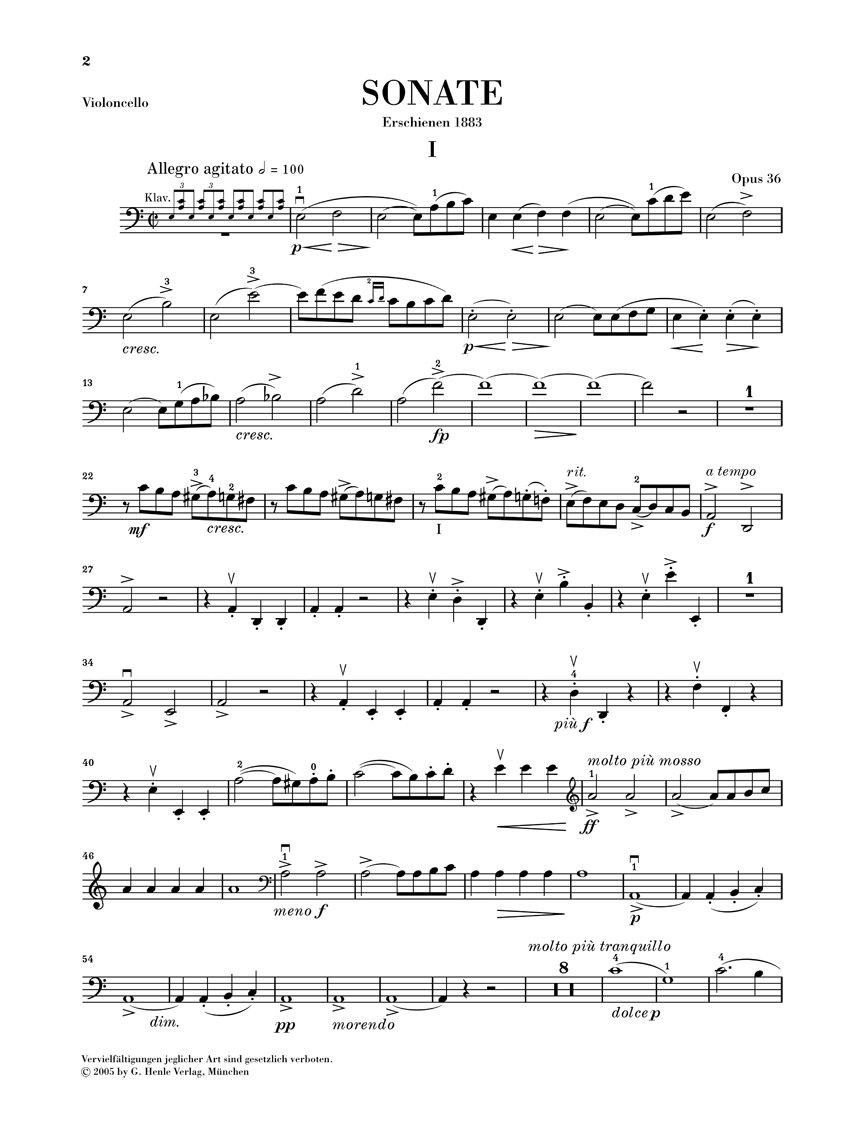 Other Cover Image Sonate a-moll op. 36 und andere Werke für Klavier und Violoncello