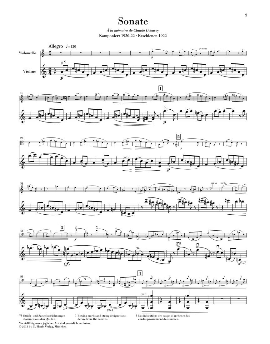 Other Cover Image Sonate für Violine und Violoncello