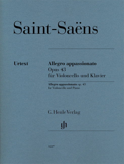 Front Cover Image Allegro appassionato op. 43 für Violoncello und Klavier
