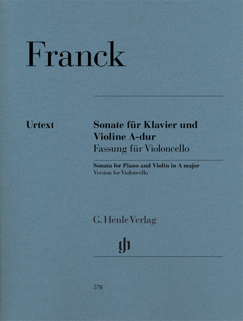 Front Cover Image Sonate für Klavier und Violine A-dur