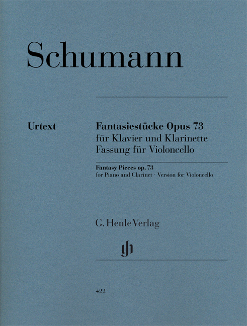 Front Cover Image Fantasiestücke op. 73 für Klavier und Klarinette (Violine, Violoncello)