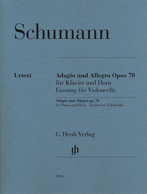 Front Cover Image Adagio und Allegro op. 70 für Klavier und Horn (Fassung für Violoncello)