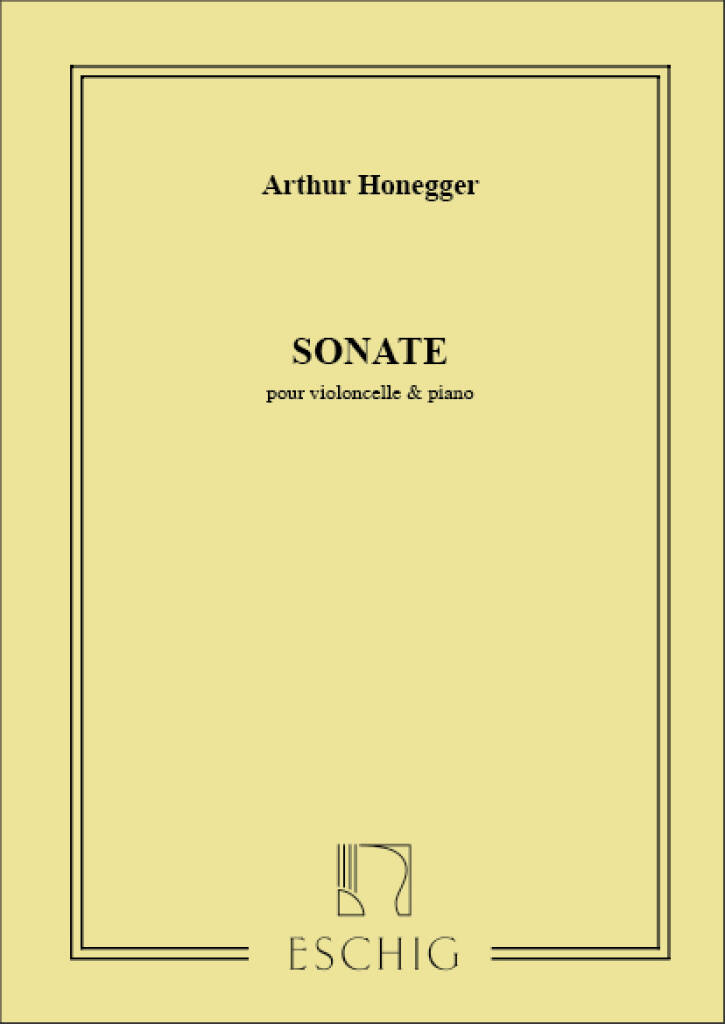 Front Cover Image Sonate