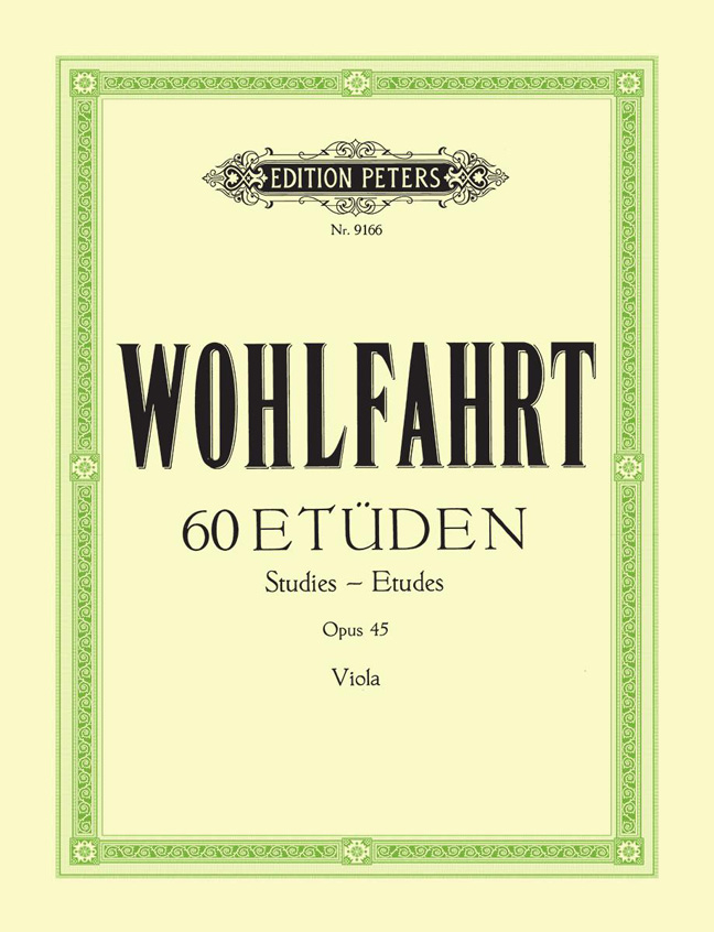 Other Cover Image 60 Etüden für Violine solo für Viola bearbeitet op. 45