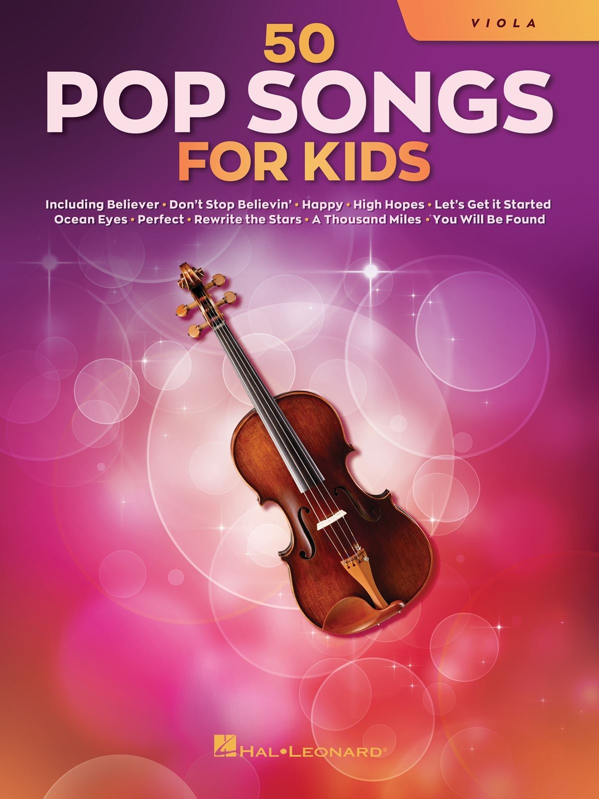 Front Cover Image 50 Pop Songs for Kids