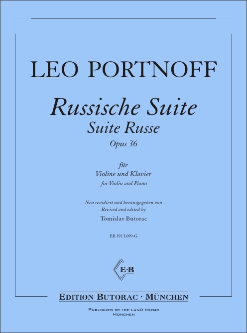 Front Cover Image Russische Suite op. 36 "Suite Russe"