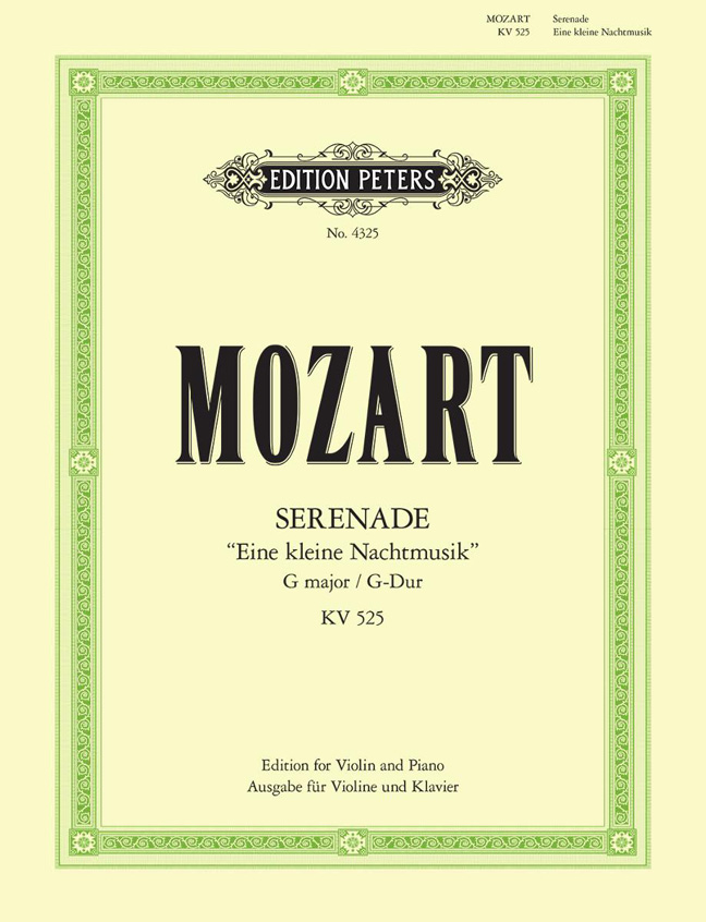 Other Cover Image Serenade G-Dur KV 525 "Eine kleine Nachtmusik" (Wien, 10. August 1787)