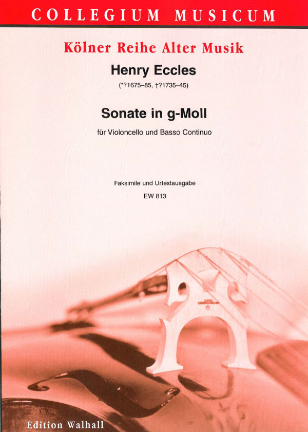 Front Cover Image Sonata Undecimo g-Moll