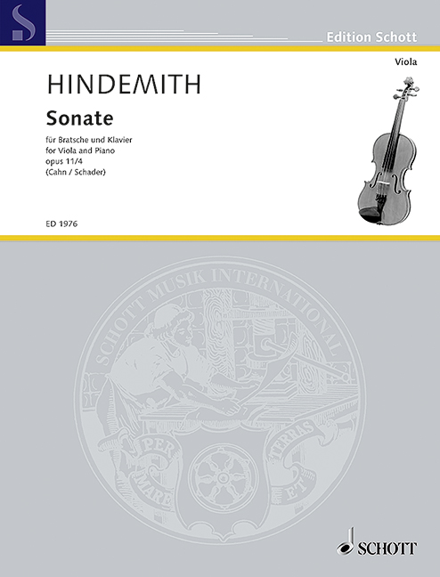 Front Cover Image Sonate für Bratsche und Klavier F-Dur op. 11/4