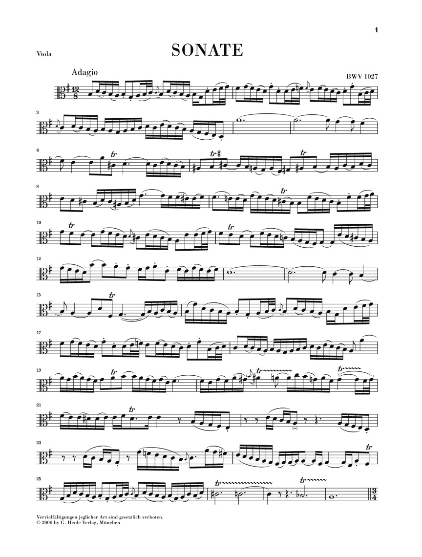 Other Cover Image Drei Gambensonaten BWV 1027-1029