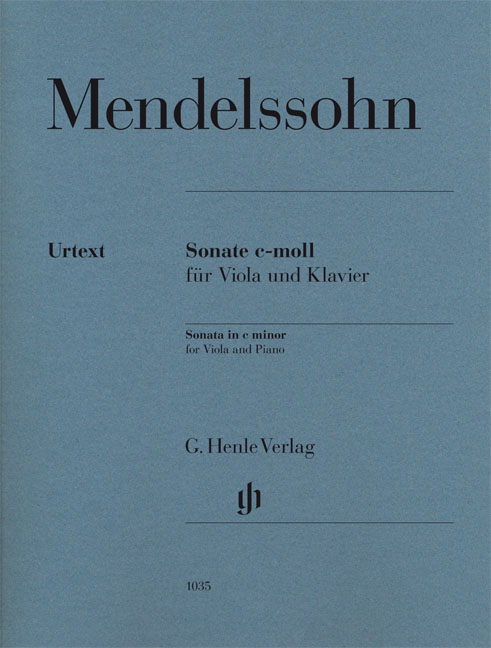 Front Cover Image Sonate c-moll für Viola und Klavier
