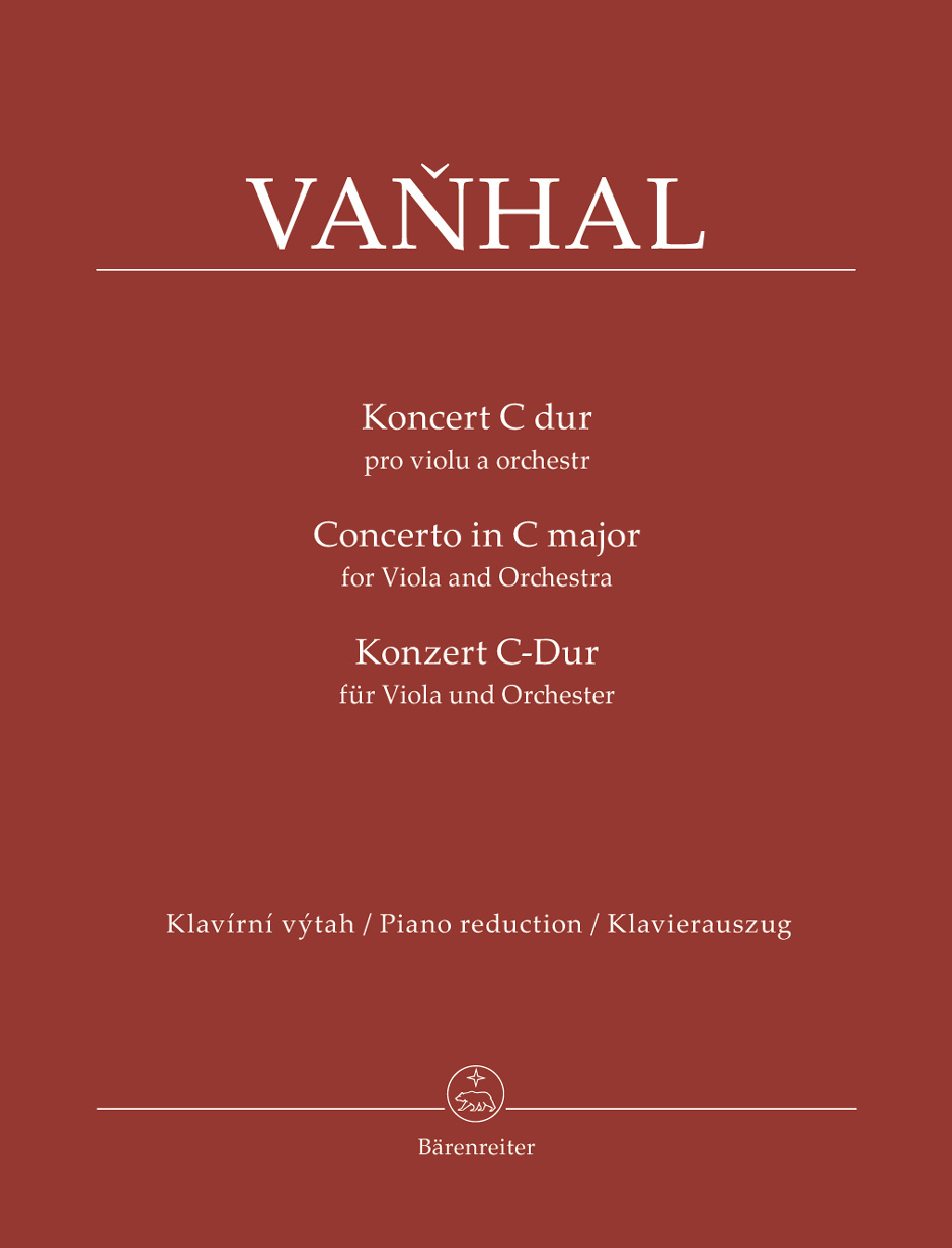Front Cover Image Konzert für Viola und Orchester C-Dur