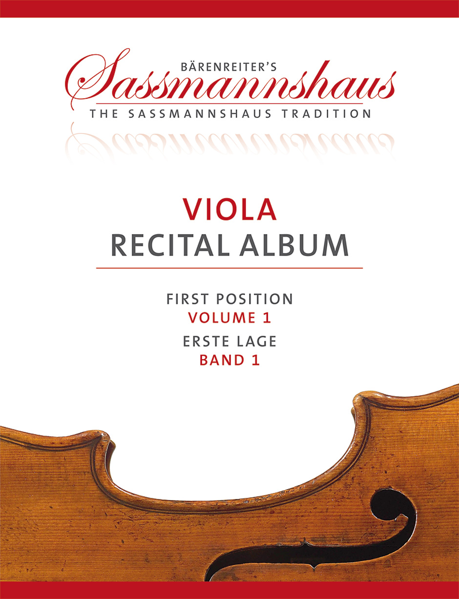 Front Cover Image Viola Recital Album, Band 1