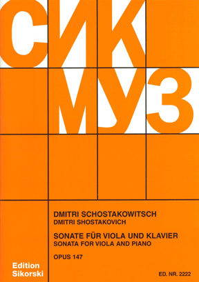 Front Cover Image Sonate op. 147