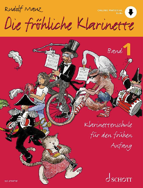 Front Cover Image Die fröhliche Klarinette Band 1