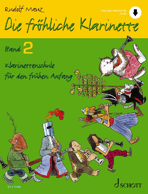 Front Cover Image Die fröhliche Klarinette Band 2