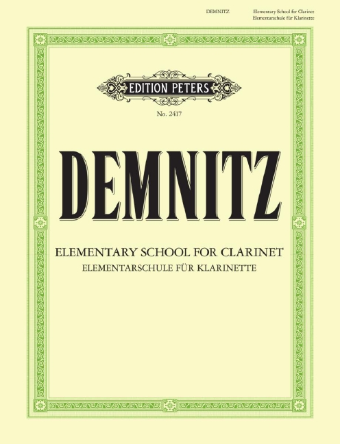 Front Cover Image Elementarschule für Klarinette