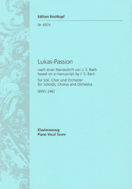 Other Cover Image Lukas-Passion BWV 246