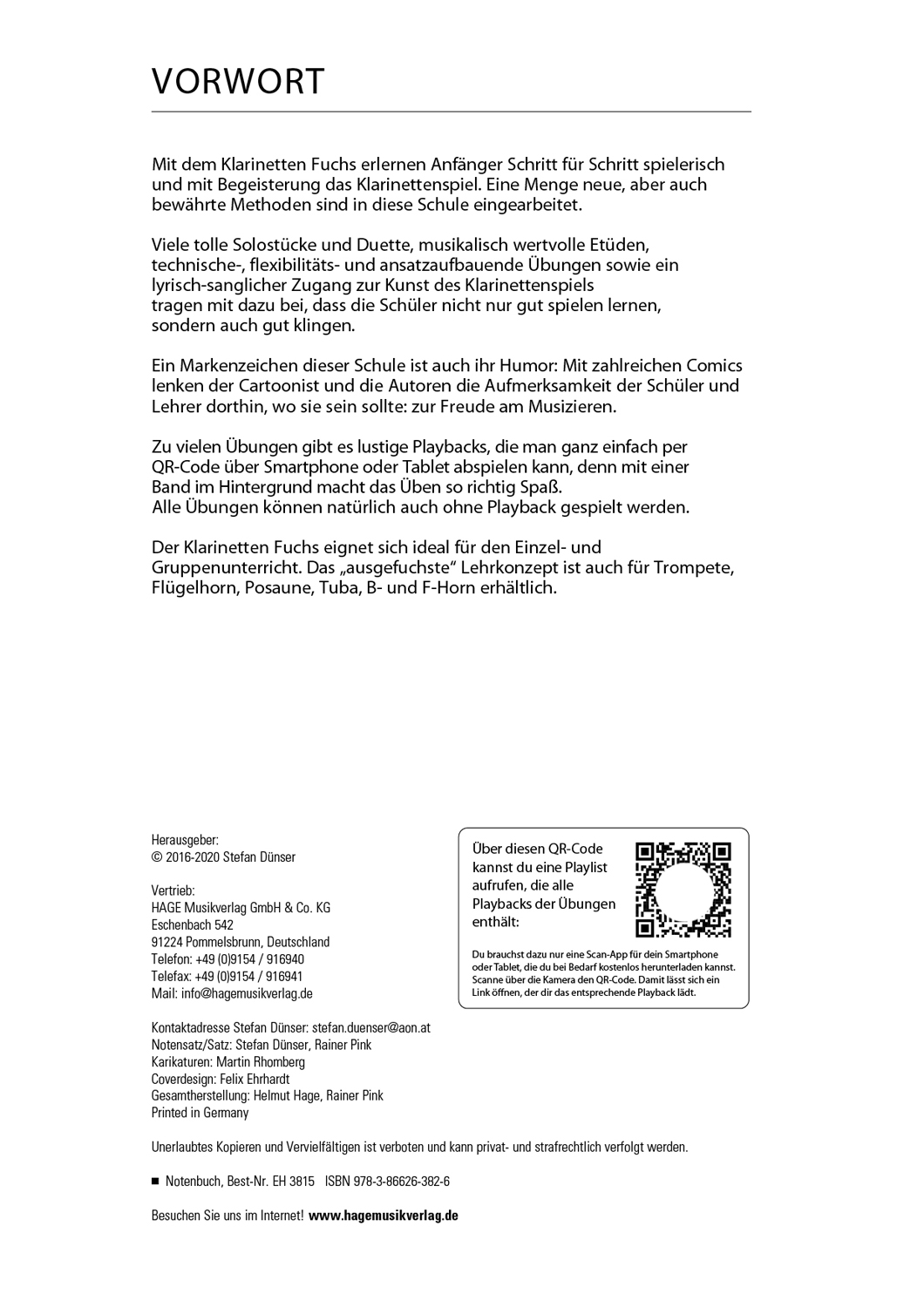 Other Cover Image Klarinetten Fuchs Band 1