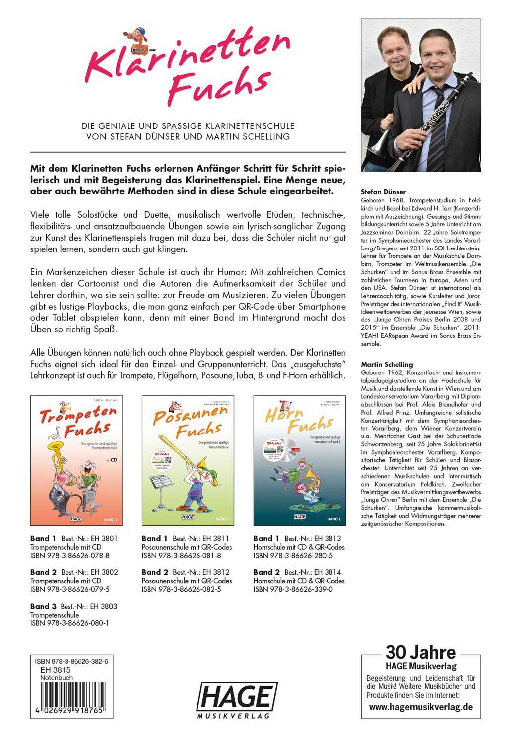 Other Cover Image Klarinetten Fuchs Band 1