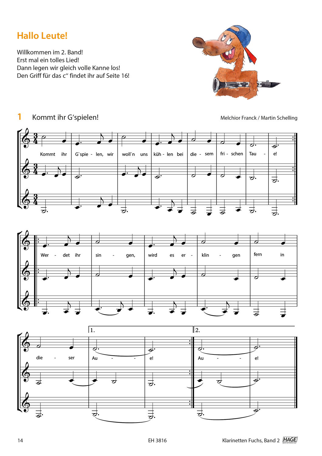 Other Cover Image Klarinetten Fuchs Band 2