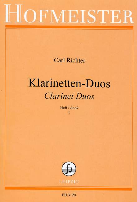 Front Cover Image Klarinettenduos, Heft 1