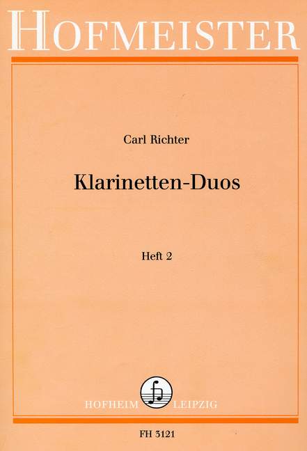 Front Cover Image Klarinettenduos, Heft 2