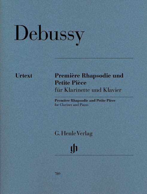 Front Cover Image Première Rhapsodie und Petite Pièce für Klarinette (B) und Klavier