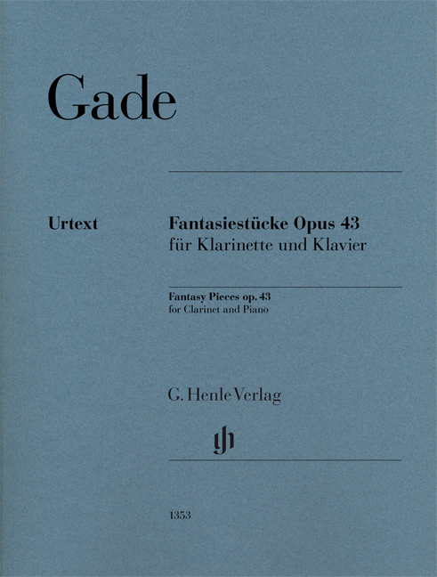 Front Cover Image Fantasiestücke op. 43 für Klarinette und Klavier