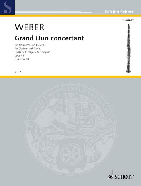 Front Cover Image Grand Duo concertant Es-Dur op. 48 JV 204, WeV P.12