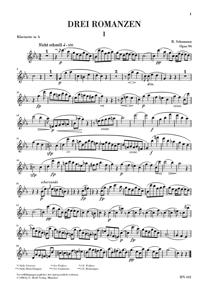 Other Cover Image Drei Romanzen op. 94 für Oboe und Klavier