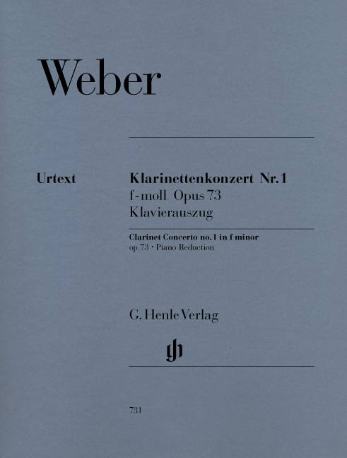 Front Cover Image Klarinettenkonzert Nr. 1 f-moll op. 73
